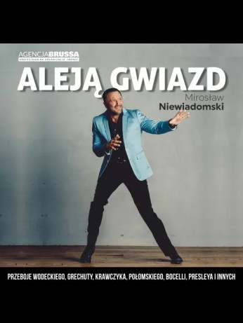 Kielce Wydarzenie Koncert Mirosław Niewiadomski "Aleją Gwiazd"