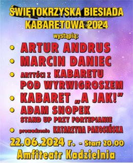 Kielce Wydarzenie Kabaret Świętokrzyska Biesiada Kabaretowa 2024