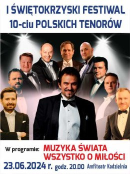 Kielce Wydarzenie Festiwal I Świętokrzyski Festiwal 10-ciu Polskich Tenorów