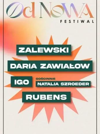 Kielce Wydarzenie Festiwal Od Nowa Festiwal - Zalewski, Daria Zawiałow, Kaśka Sochacka, Igo, Natalia Szroeder